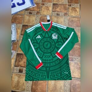 Adidas Mexico 2026 World Cup Long Sleeve Jersey Size M